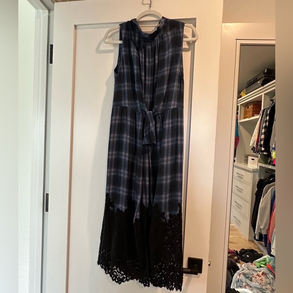 Rebecca Taylor lace trimmed dress